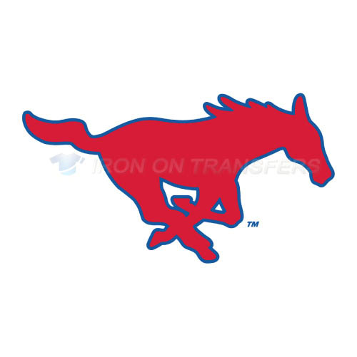 Southern Methodist Mustangs Logo T-shirts Iron On Transfers N629